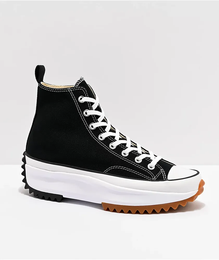 Converse Run Star Hike Black High Top Shoes