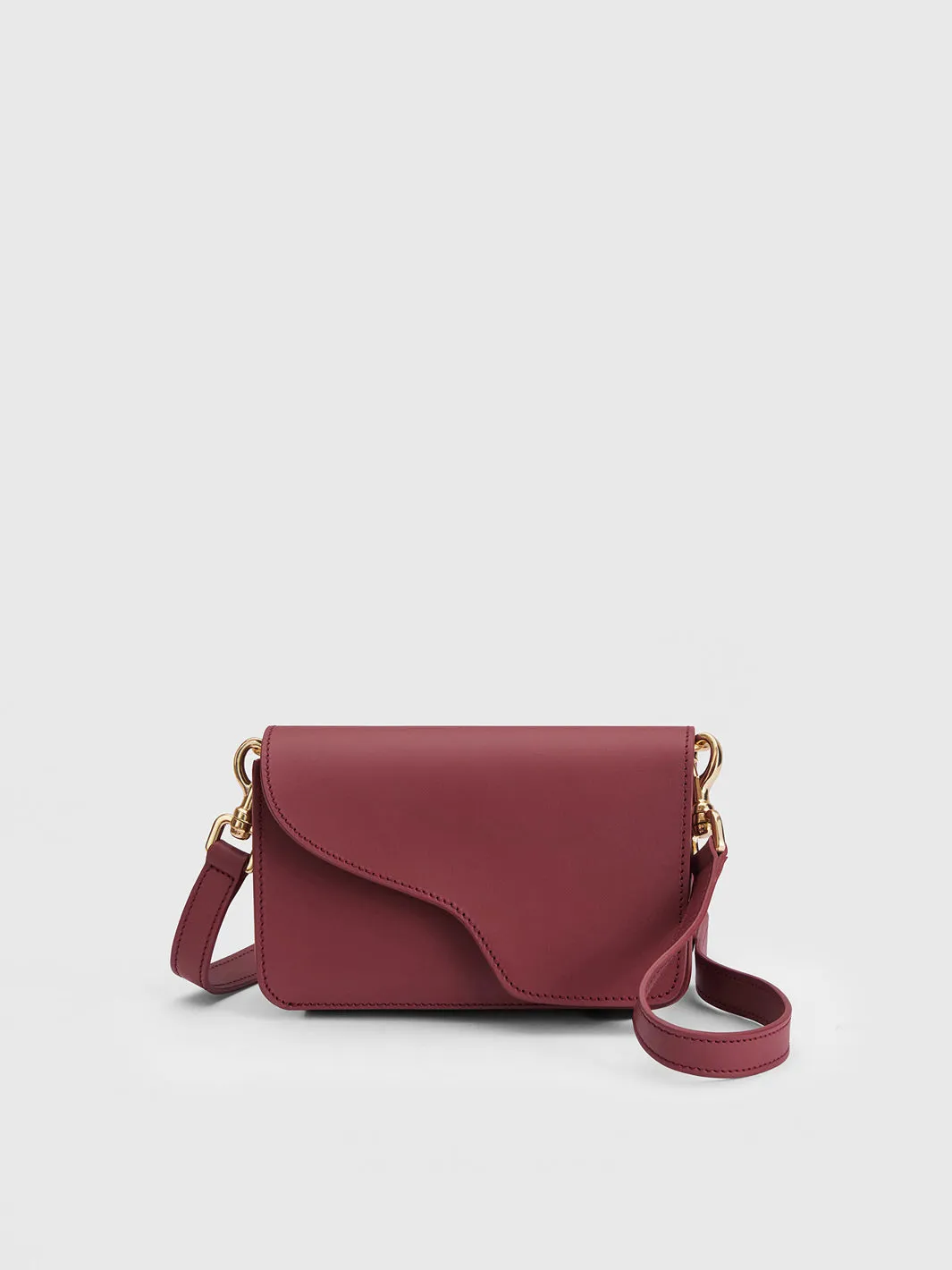 Corsina Merlot Leather Shoulder bag