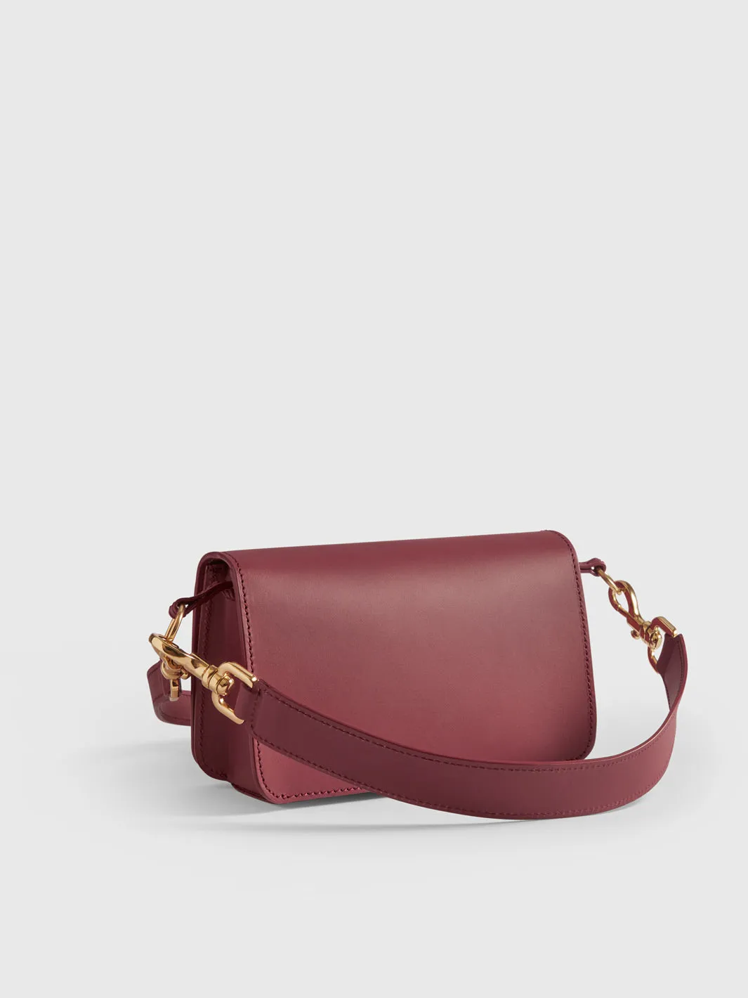 Corsina Merlot Leather Shoulder bag