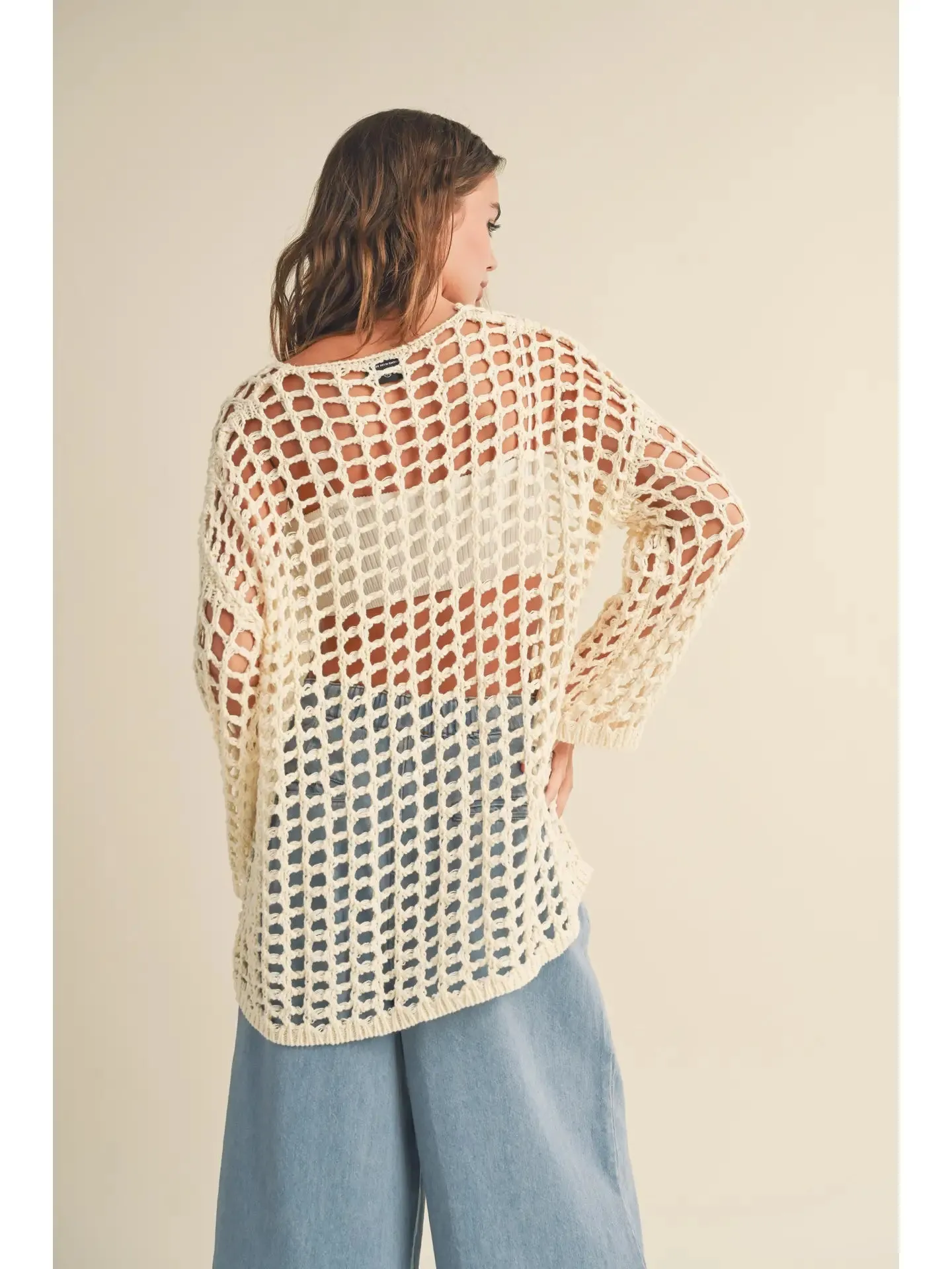 Crochet Knitted Tunic Top