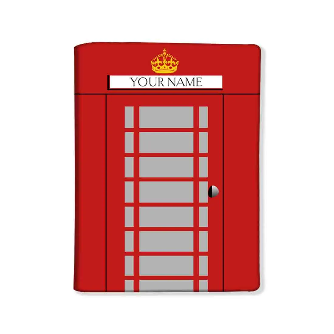 Customized Passport Cover Luggage Tag Set - UK Telephone Booth