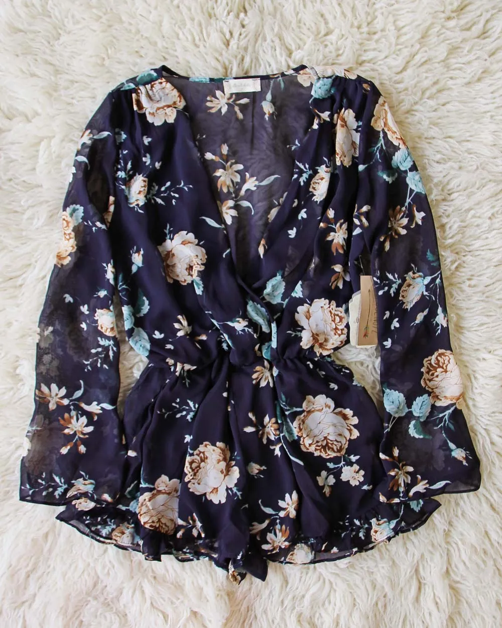 December Rose Romper