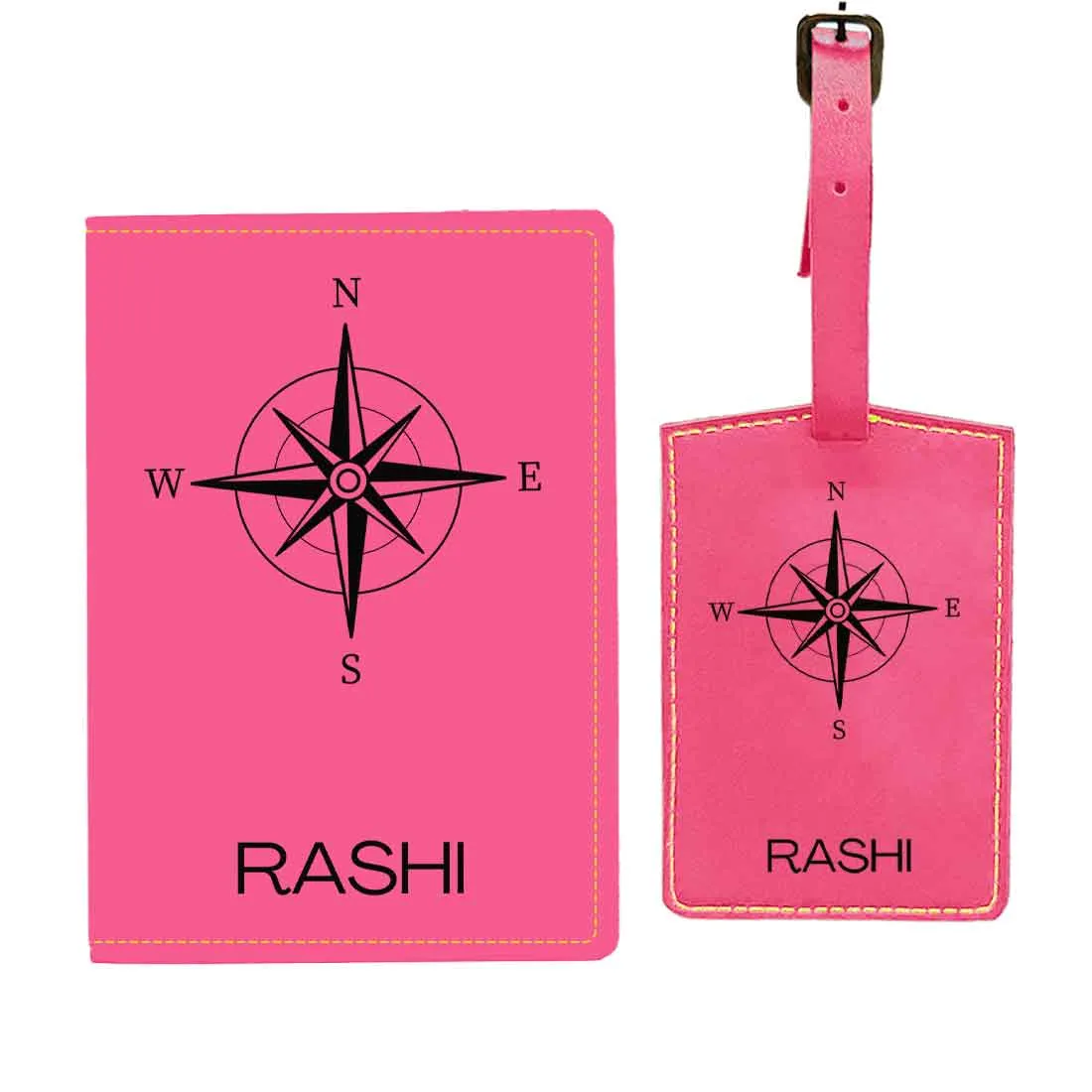 Designer Passport Cover Customized PU Leather Passport Cover and Luggage Tag Set