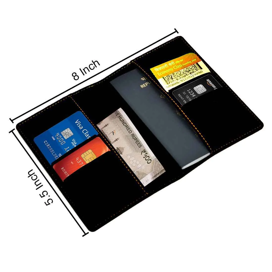 Designer Passport Cover Customized PU Leather Passport Cover and Luggage Tag Set