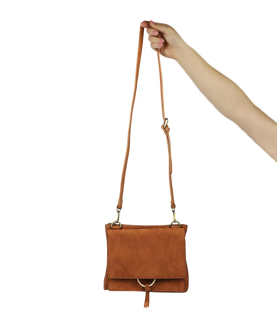 DIANA FERRARI Jerry Cross Body Bag Tan Pu