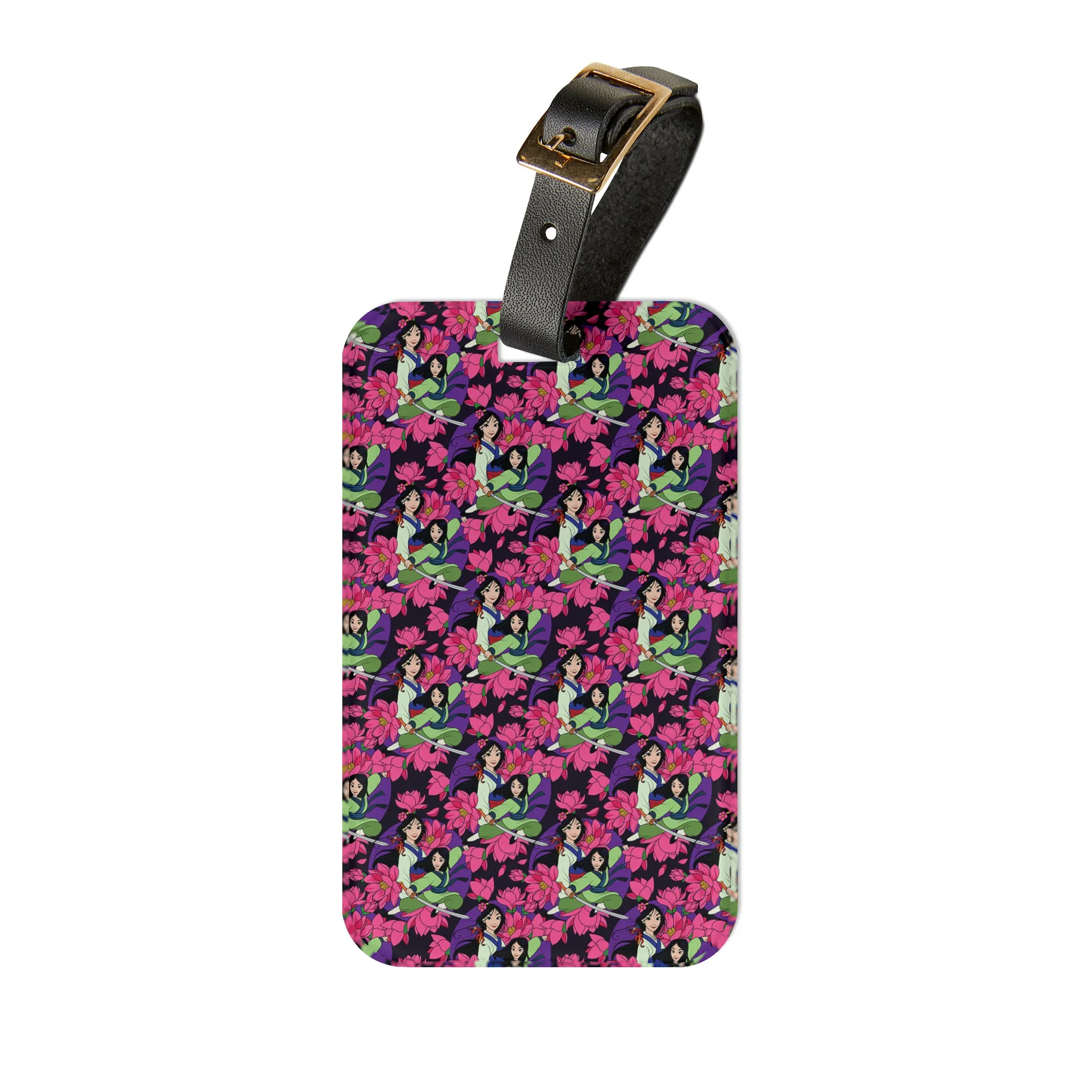 Disney Mulan Blooming Flowers Luggage Tag