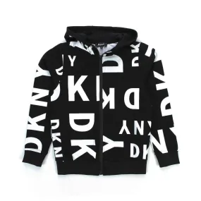 Dkny Logo Print Hoodie For Girl And Teen