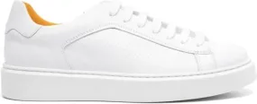 Doucal's perforated leather sneakers White