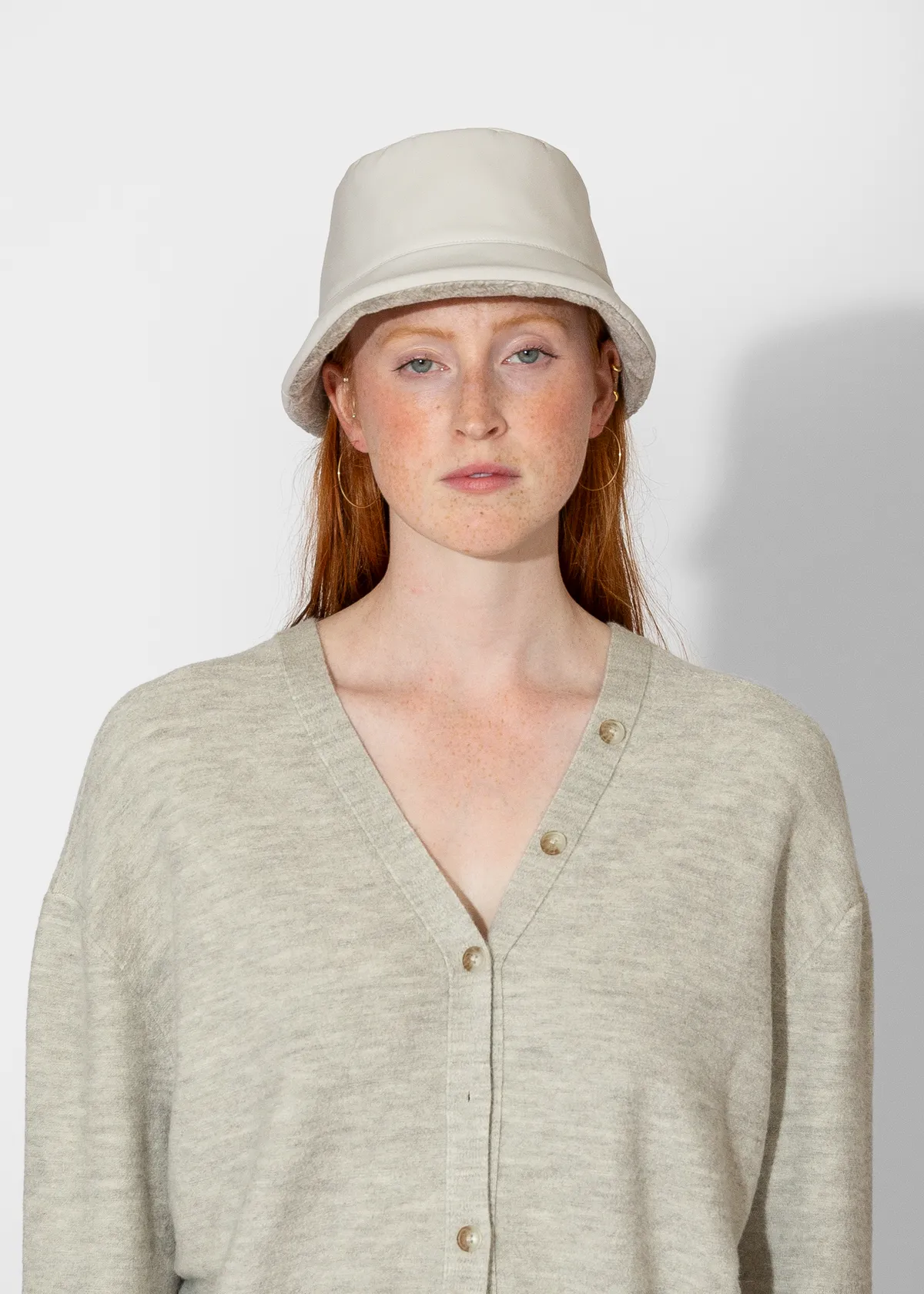 Eco Padded Hat - Light Grey