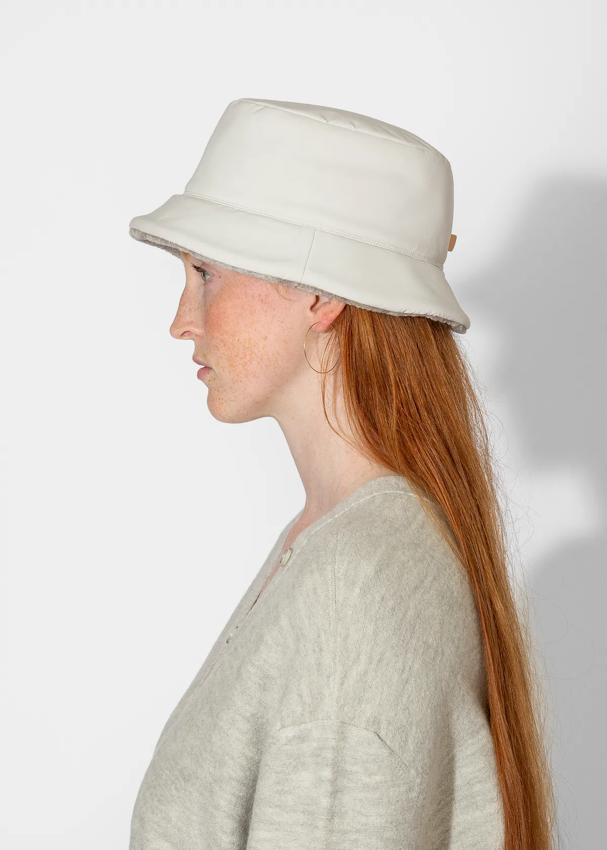 Eco Padded Hat - Light Grey