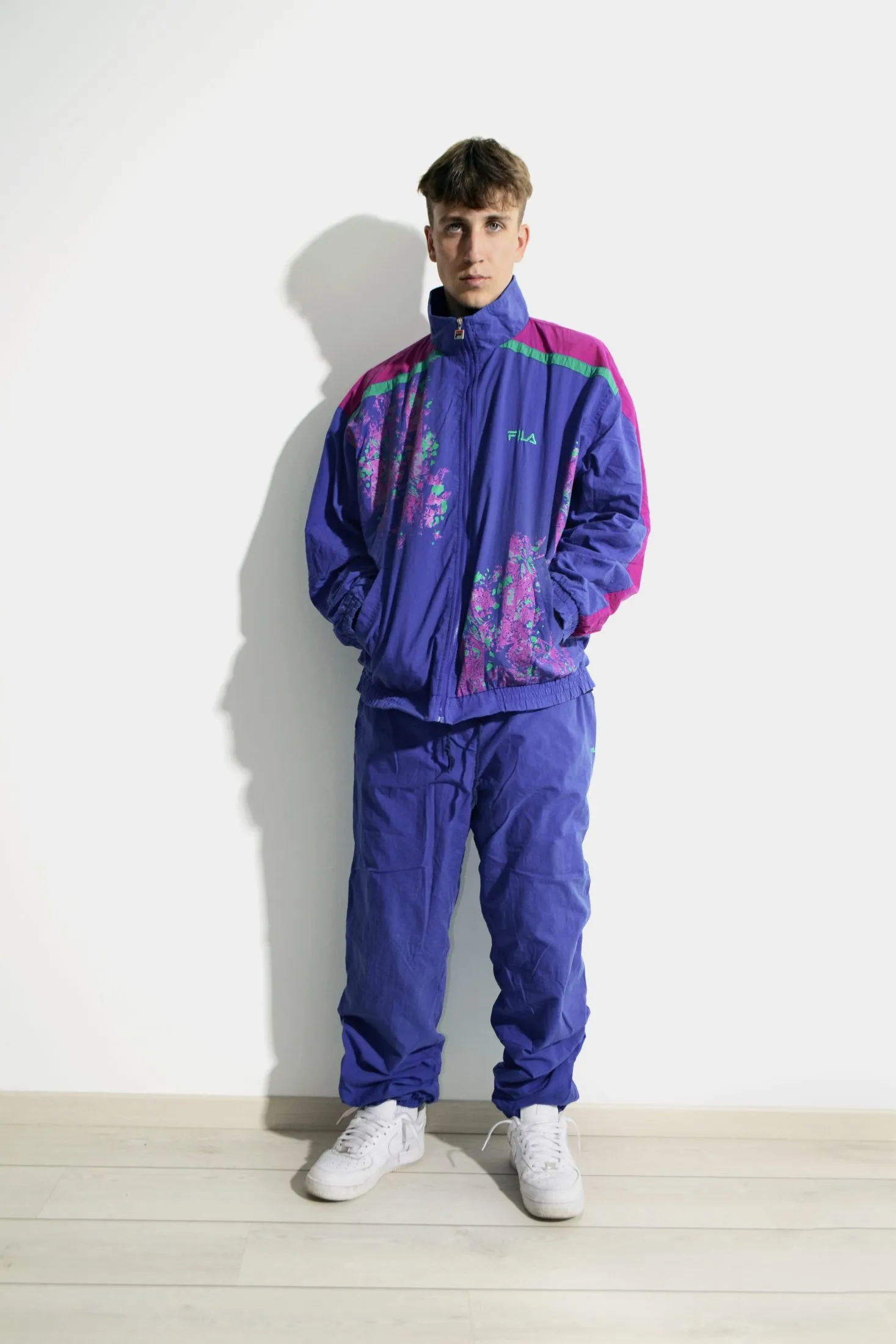 FILA vintage 90s tracksuit blue