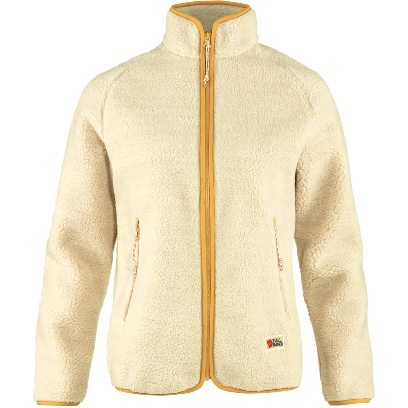 Fjallraven Womens Vardag Pile Fleece Chalk