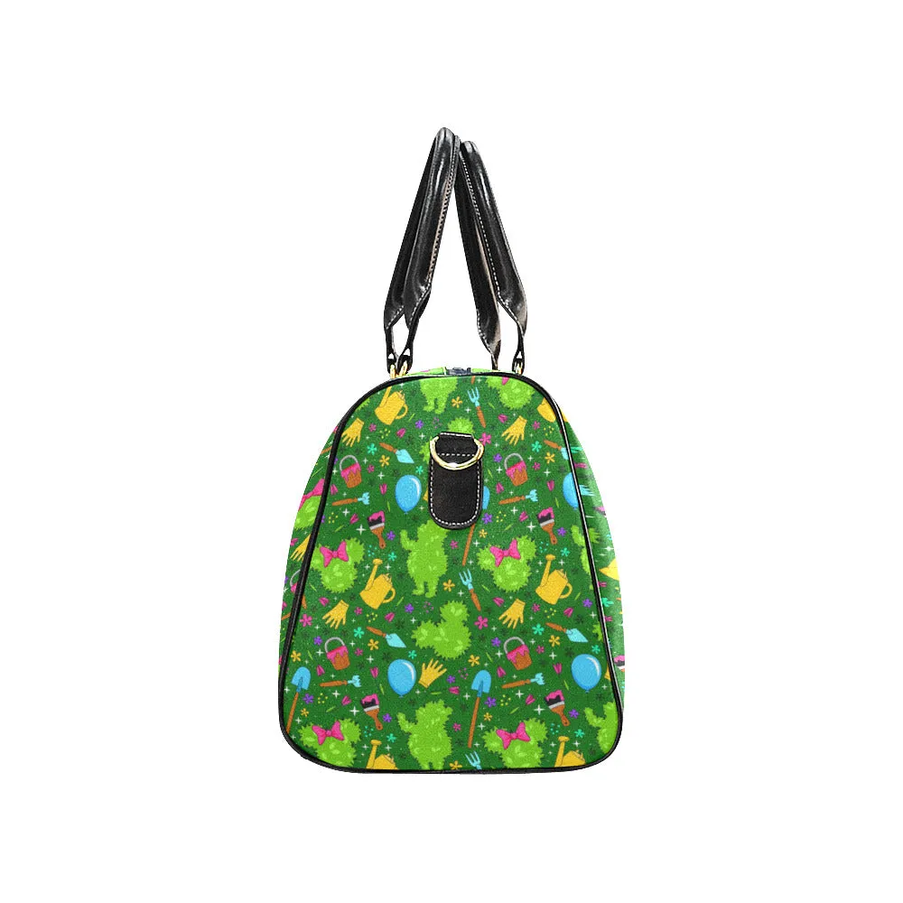 Flower And Garden Waterproof Luggage Travel Bag