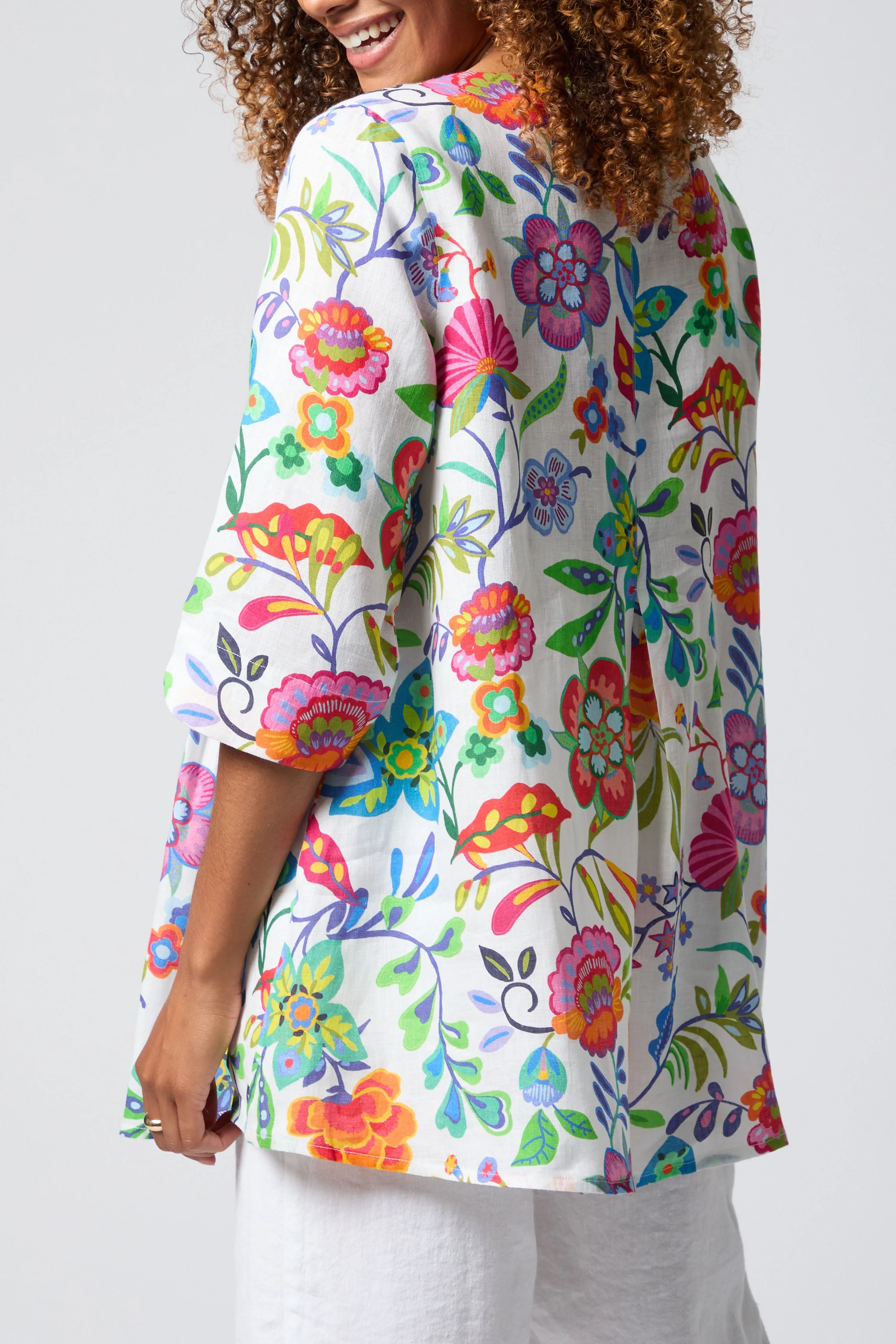 Folkloric Floral Tunic - Multi