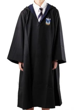 Free Shipping Harry Ravenclaw Cosplay Robe Vest Shirt Wide Necktie Custom Made for Halloween and Christmas