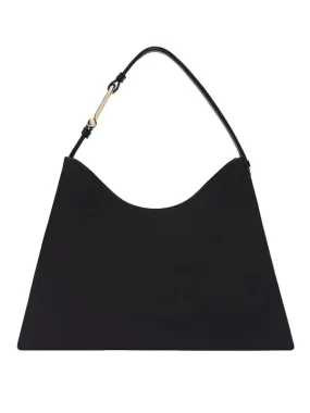 Furla Nuvola L Black Leather Shoulder Bag