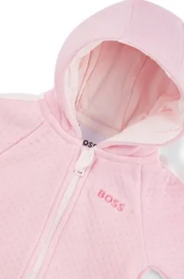 Gift-boxed logo tracksuit for babies