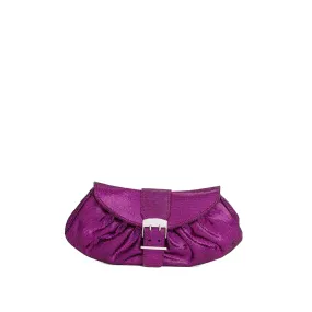 --Glami fuchsia disco dot leather bag-