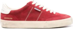 Golden Goose Soul-Star suede sneakers Red