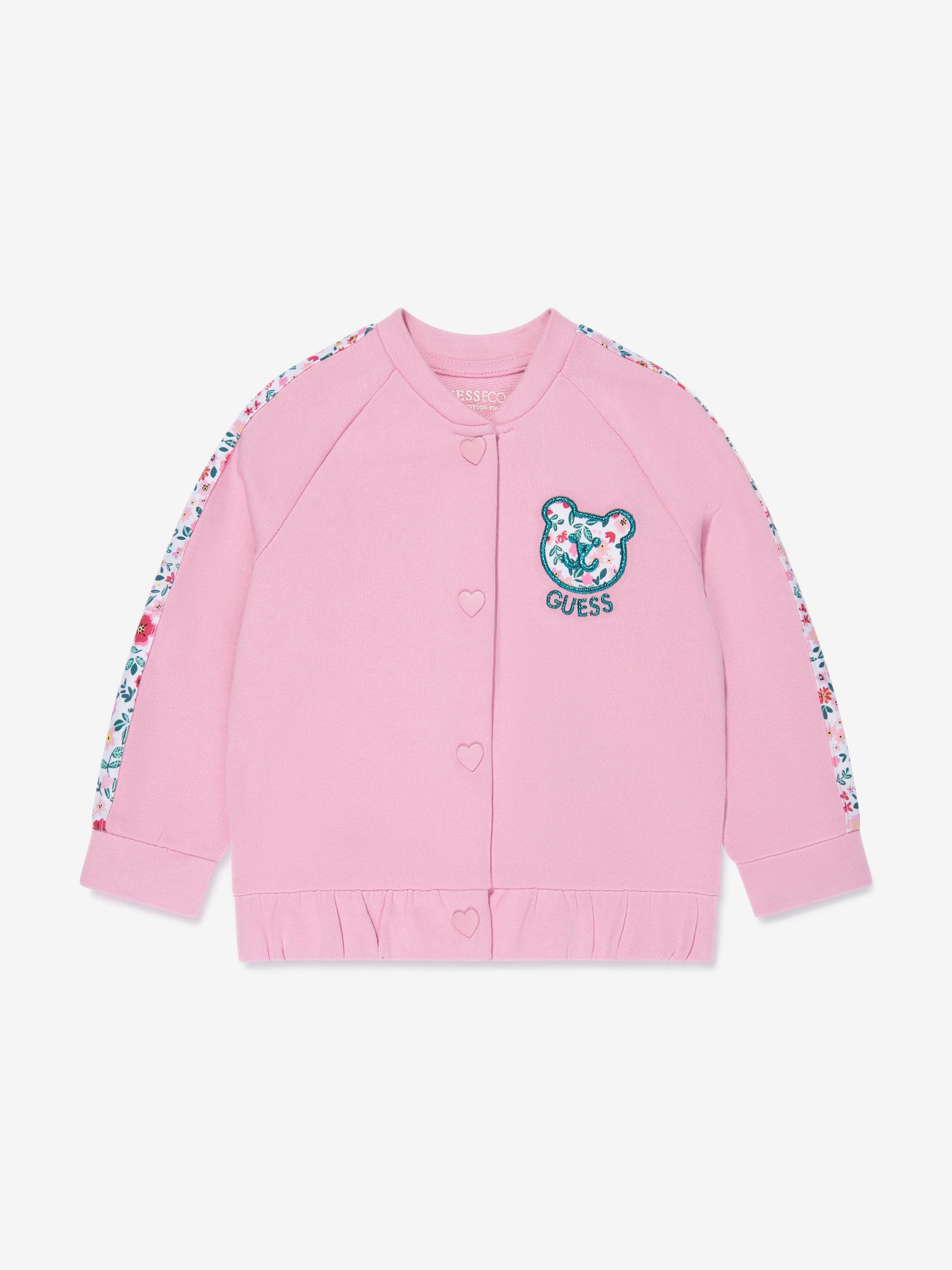 Guess Baby Girls Tracksuit in Pink