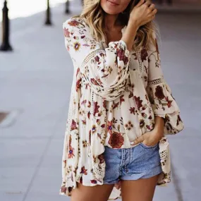 Gypsum Floral Tunic