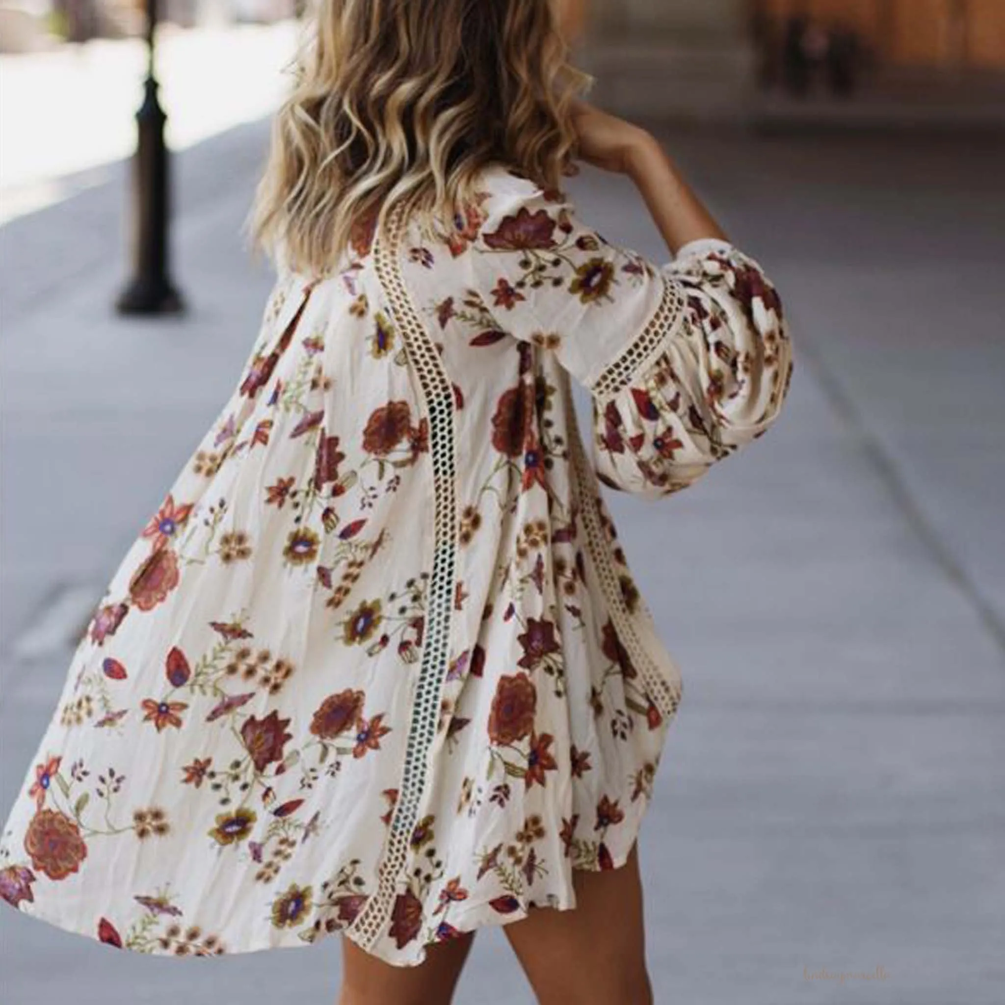 Gypsum Floral Tunic