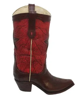 HiEnd Accents Star Cowboy Boot Vase