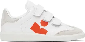 Isabel Marant White & Orange Sneakers