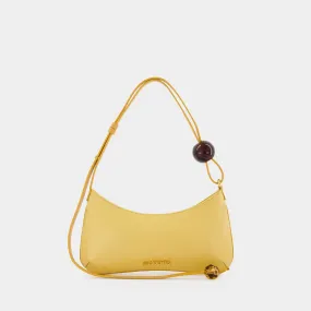 Jacquemus  Le Bisou Perle Bag - Jacquemus -  Dusty Yellow - Leather