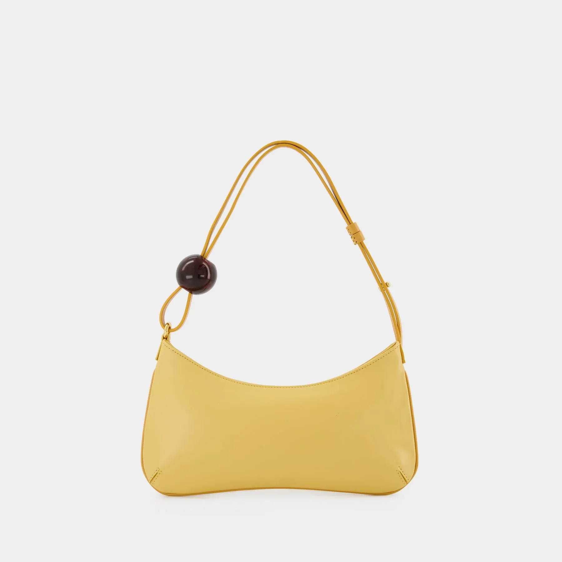 Jacquemus  Le Bisou Perle Bag - Jacquemus -  Dusty Yellow - Leather