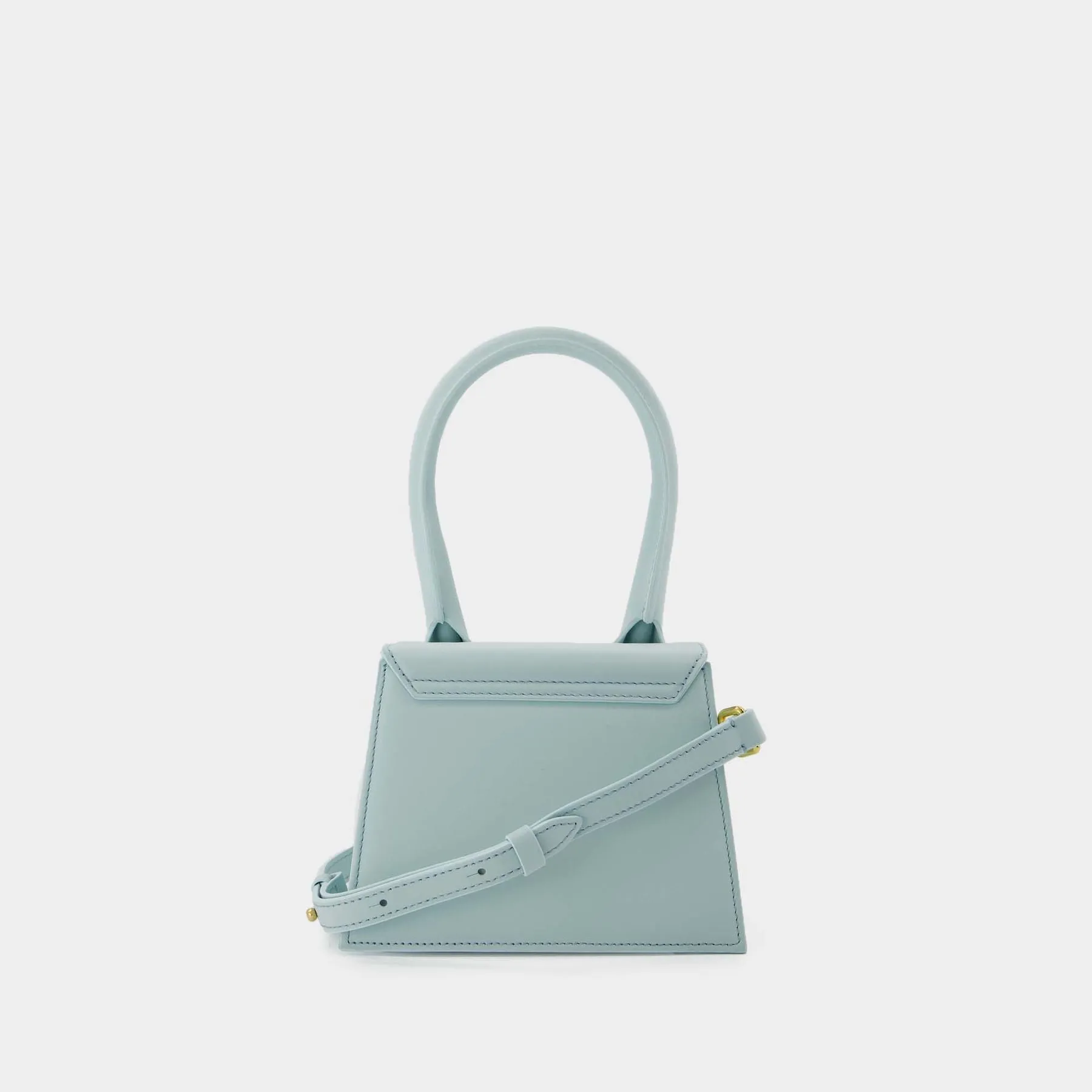 Jacquemus  Le Chiquito Moyen Bag - Jacquemus -  Blue Pale - Leather