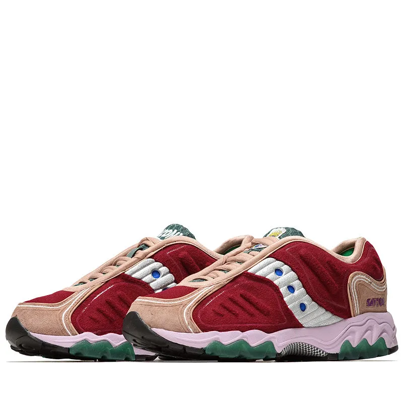 Jae Tips x Saucony Matrix 'No Shoes In The House' - Cranberry