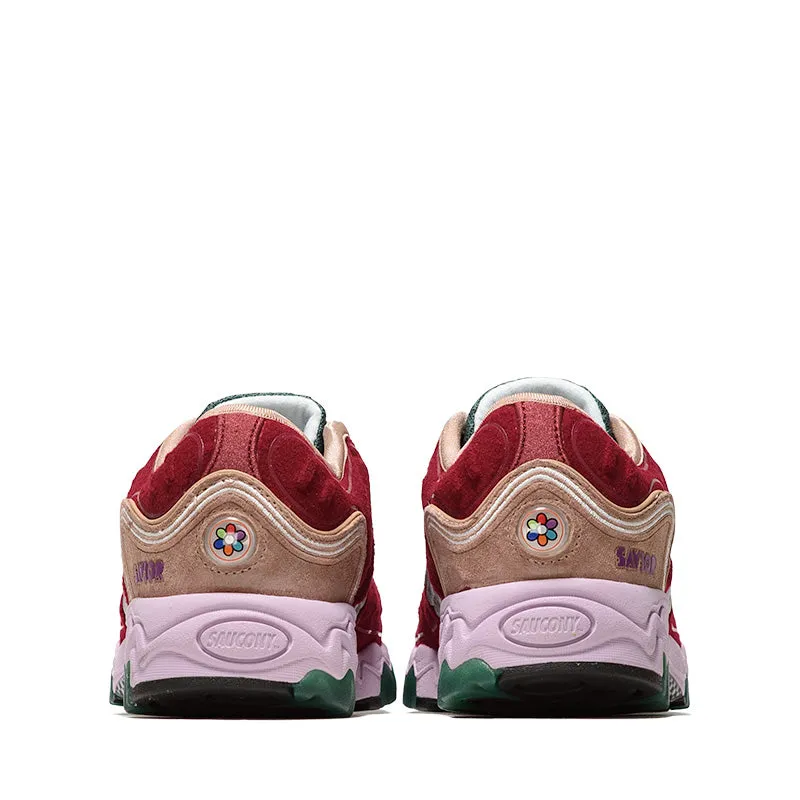 Jae Tips x Saucony Matrix 'No Shoes In The House' - Cranberry