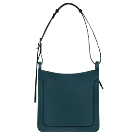 Le Foulonné S Hobo bag Ink blue - Leather