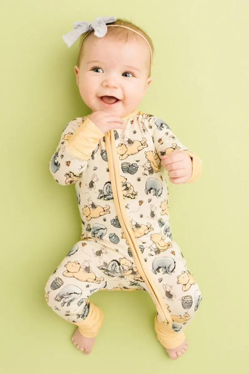 Little One Shop Bamboo Convertible Romper - Storybook Snuggles