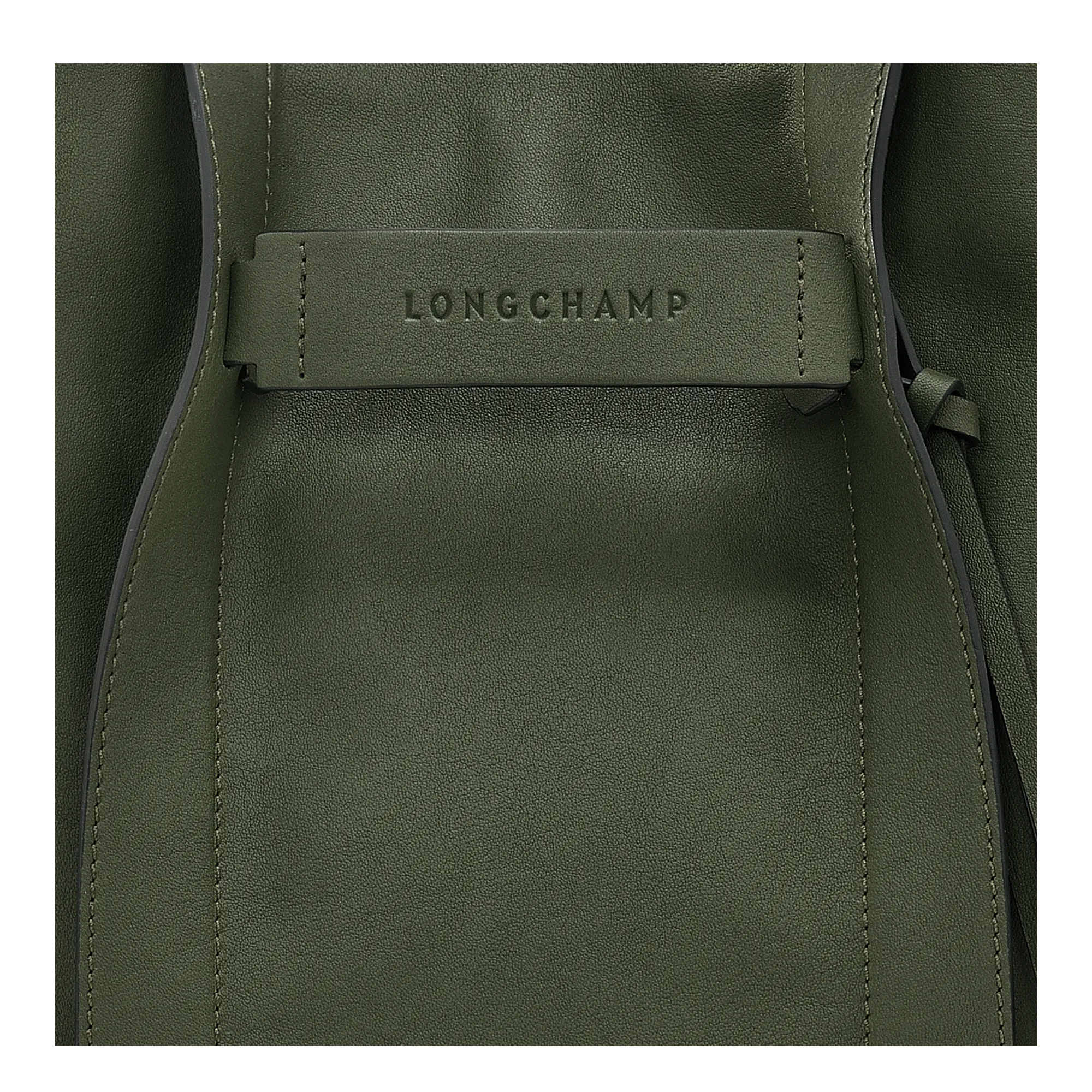 Longchamp 3D M Hobo bag Khaki - Leather