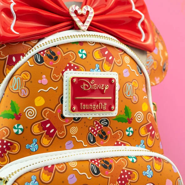 Loungefly x Disney Gingerbread All Over Print Mini Backpack and Headband Set