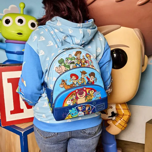 Loungefly x Disney Pixar Toy Story Movie Collab Triple Pocket Mini Backpack