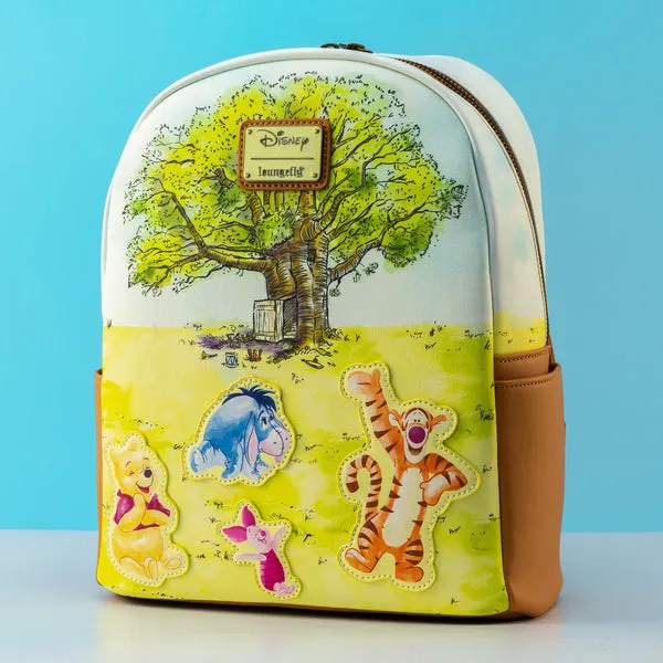 Loungefly x Disney Winnie the Pooh Tigger, Eeyore, Piglet at Tree House Mini Backpack