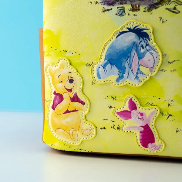 Loungefly x Disney Winnie the Pooh Tigger, Eeyore, Piglet at Tree House Mini Backpack