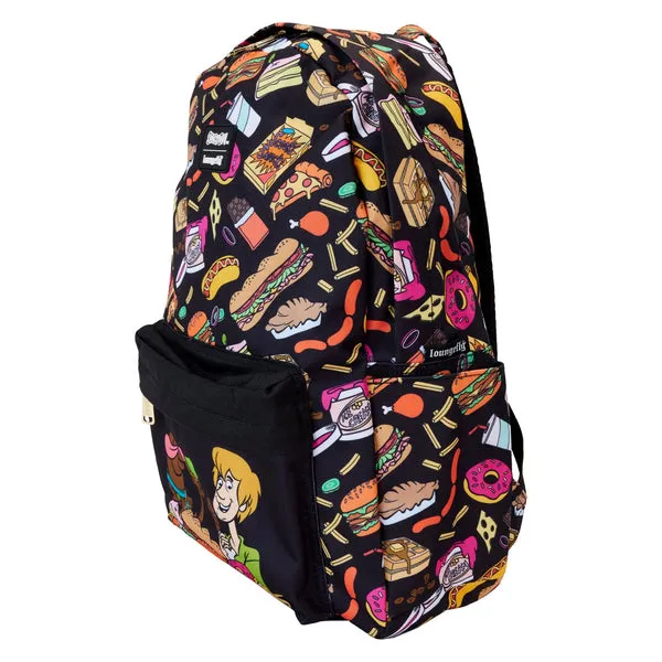 Loungefly x Scooby Doo Munchies AOP Full Size Nylon Backpack