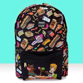 Loungefly x Scooby Doo Munchies AOP Full Size Nylon Backpack