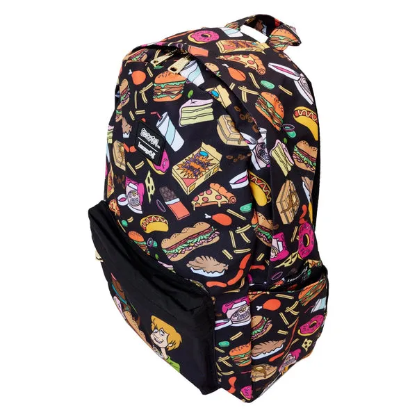 Loungefly x Scooby Doo Munchies AOP Full Size Nylon Backpack