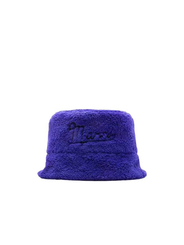 Marni Bucket Hat Logo Purple