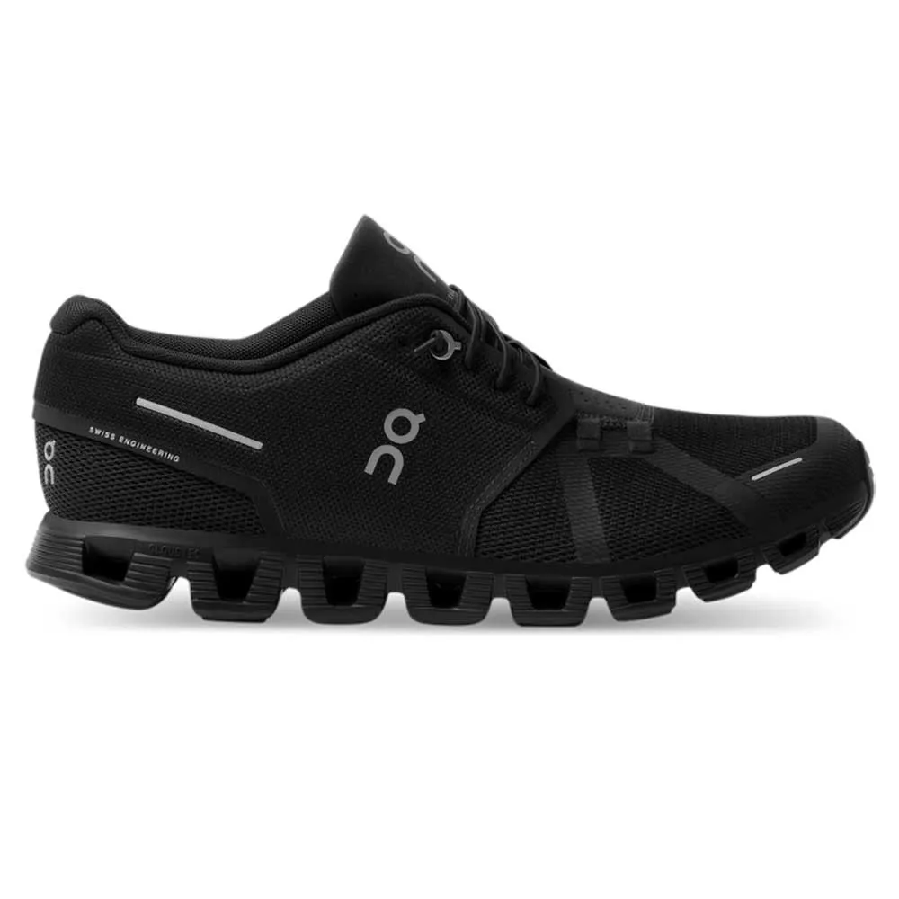 Men's Cloud 5 Running Shoe- All Black - Regular (D)