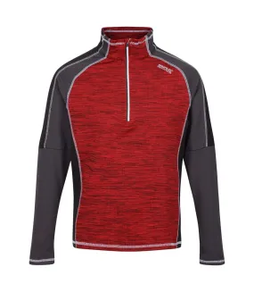 Mens hepley fleece danger red/ash Regatta