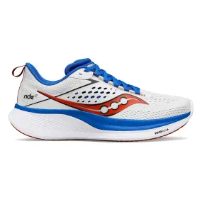 Men's Ride 17 Running Shoe - White/Cobalt - Regular (D)