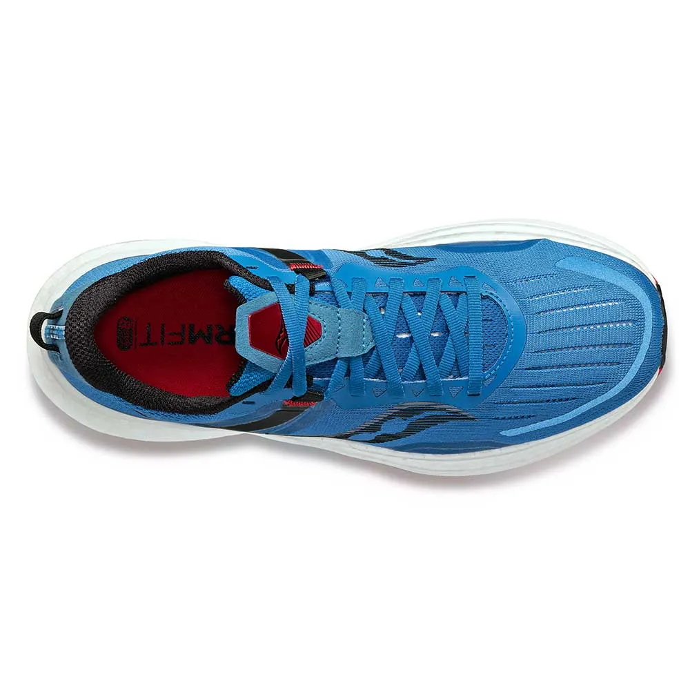 Men's Tempus Running Shoe- Hydro/Poppy - Regular (D)