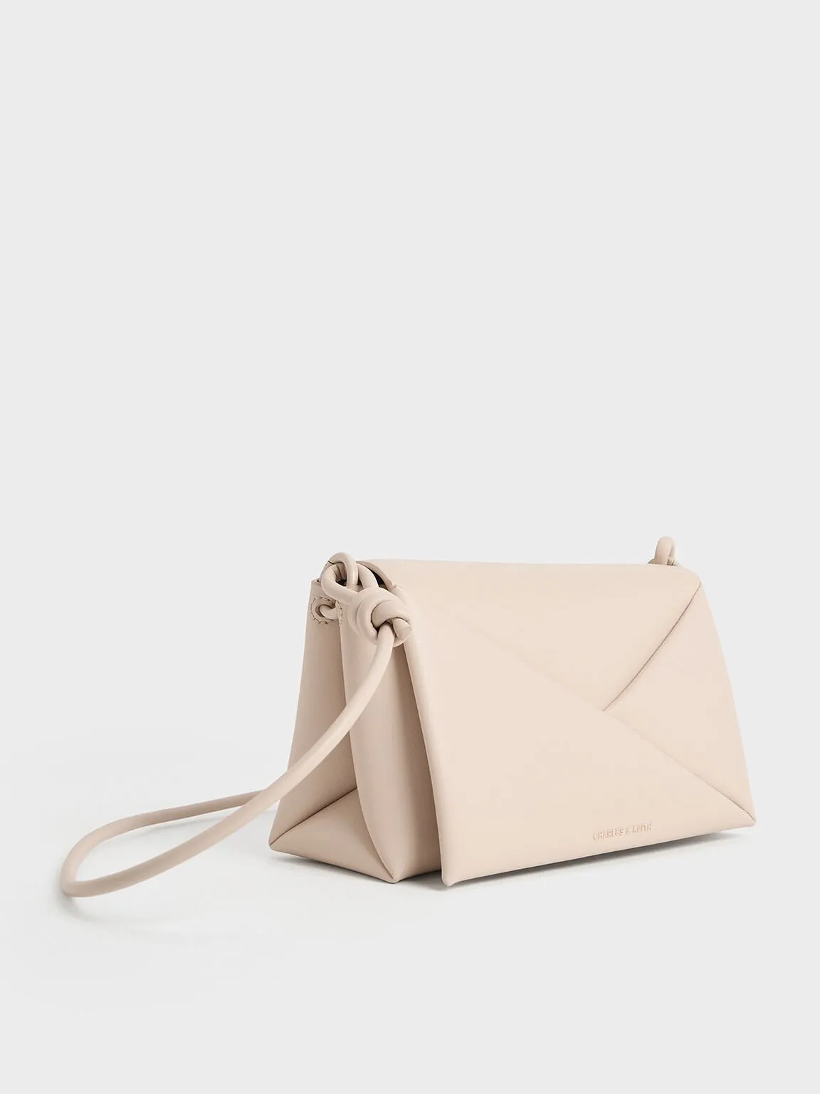 Midori Geometric Shoulder Bag - Oat