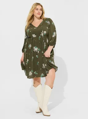 Mini Washable Gauze Tunic Dress